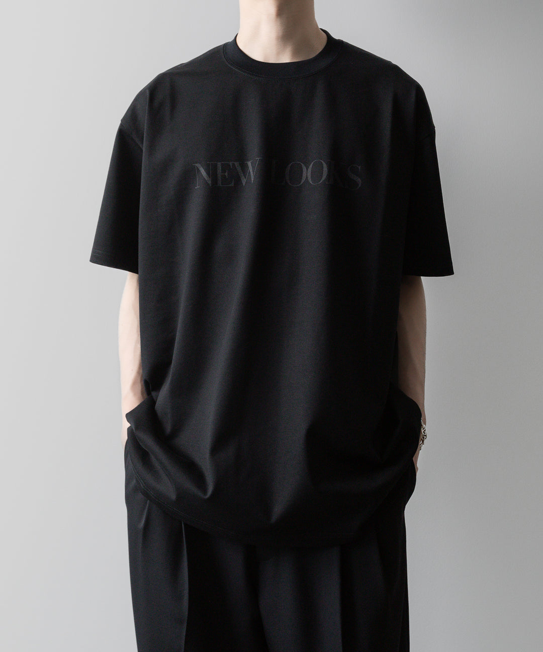 ssstein(シュタイン)の24AWコレクション OVERSIZED PRINT TEE [NEW LOOKS] - BLACK 公式通販サイトsession福岡セレクトショップ