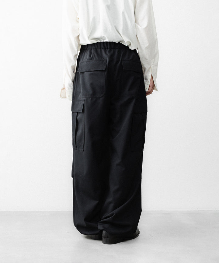 REVERBERATE リバーバレイトのCARGO PANTS-PLのBLACK 公式通販サイトsession福岡セレクトショップ