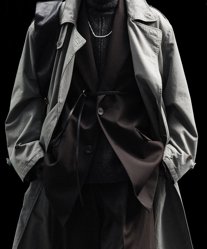 ssstein(シュタイン)のOVERSIZED SINGLE BREASTED LONG JACKET - DARK BROWNの公式通販サイトsession福岡セレクトショップ