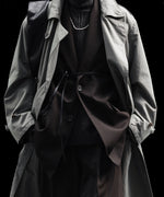 画像をギャラリービューアに読み込む, ssstein(シュタイン)のOVERSIZED SINGLE BREASTED LONG JACKET - DARK BROWNの公式通販サイトsession福岡セレクトショップ
