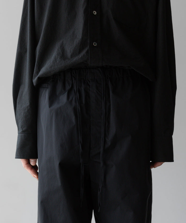 【stein】ssstein シュタインのNYLON TAFTA TRACK EAZY TROUSERSのBLACK　 公式通販サイトsession福岡セレクトショップ
