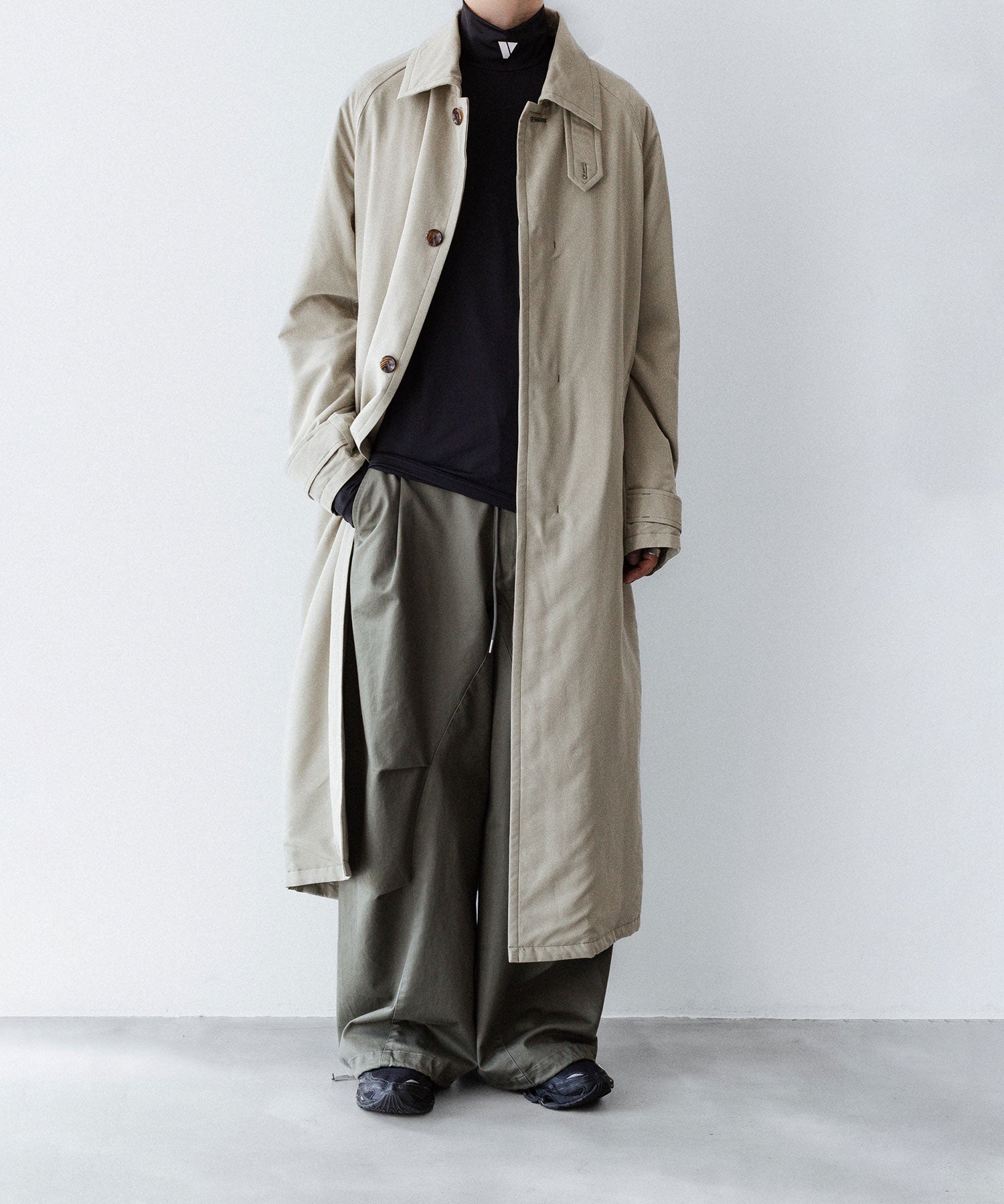 VEIN ヴェインのCOOLMAX STRETCH JERSEY VPW　HIGH NECK L/S TEE - BLACKの公式通販サイトsession福岡セレクトショップ