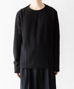 画像をギャラリービューアに読み込む, OPPOSE DUALITY-オポーズデュアリティのLONG SLEEVE T-SHIRT WAVEのBLACK公式通販サイトsession福岡セレクトショップ
