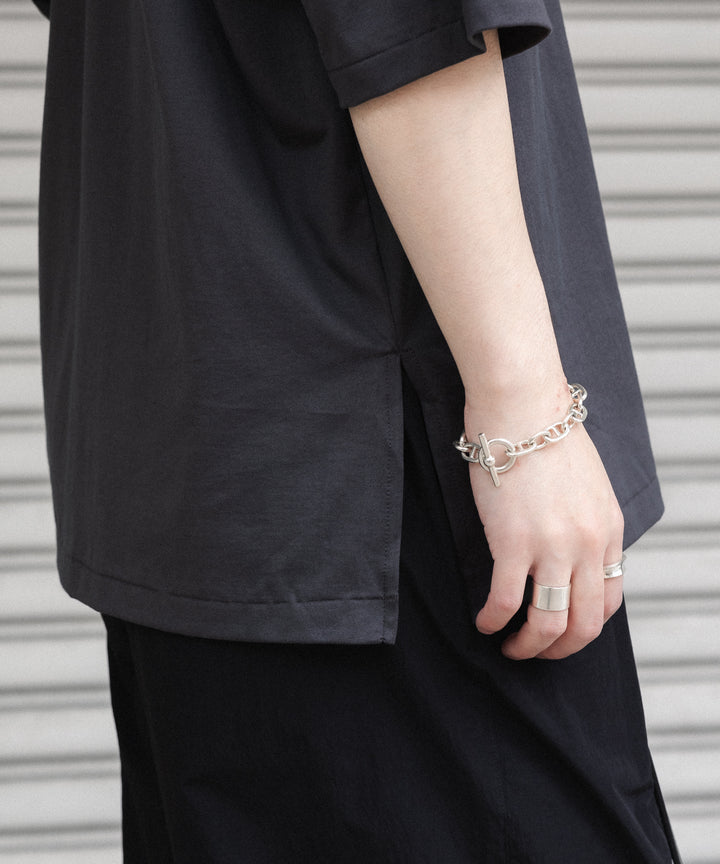 INTÉRIM インテリム HYPER BIG HIGH GAUGE SUVIN JERSEY POLO SHIRTのSMOKE BLACK 公式通販サイトsession福岡セレクトショップ