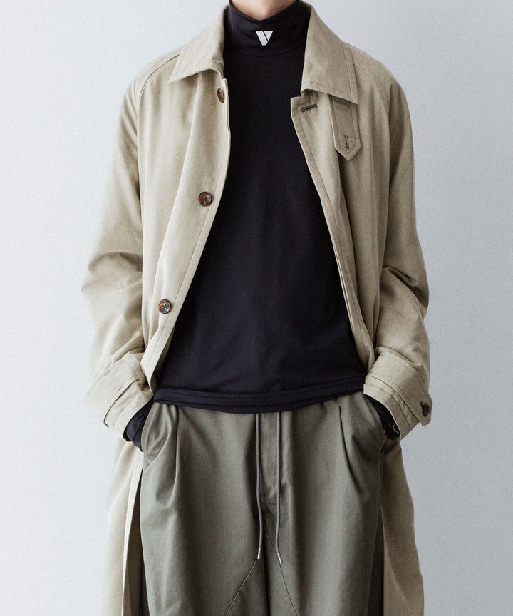 VEIN-ヴェインのFIBRIL POPLIN PADDING BALMACAAN COATのL.BEIGE公式通販サイトsession福岡セレクトショップ