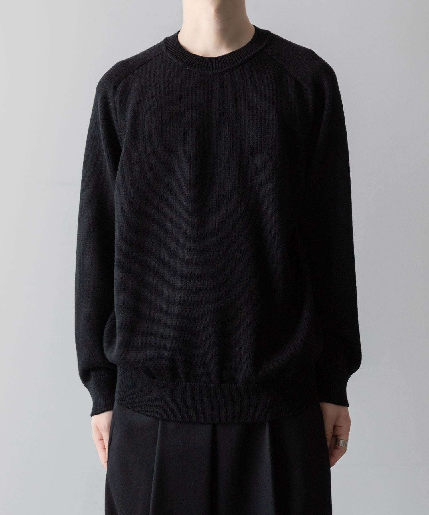 UMEDA ウメダニットの7GG CREW NECK PULLOVER - BLACKの公式通販サイトsession福岡セレクトショップ