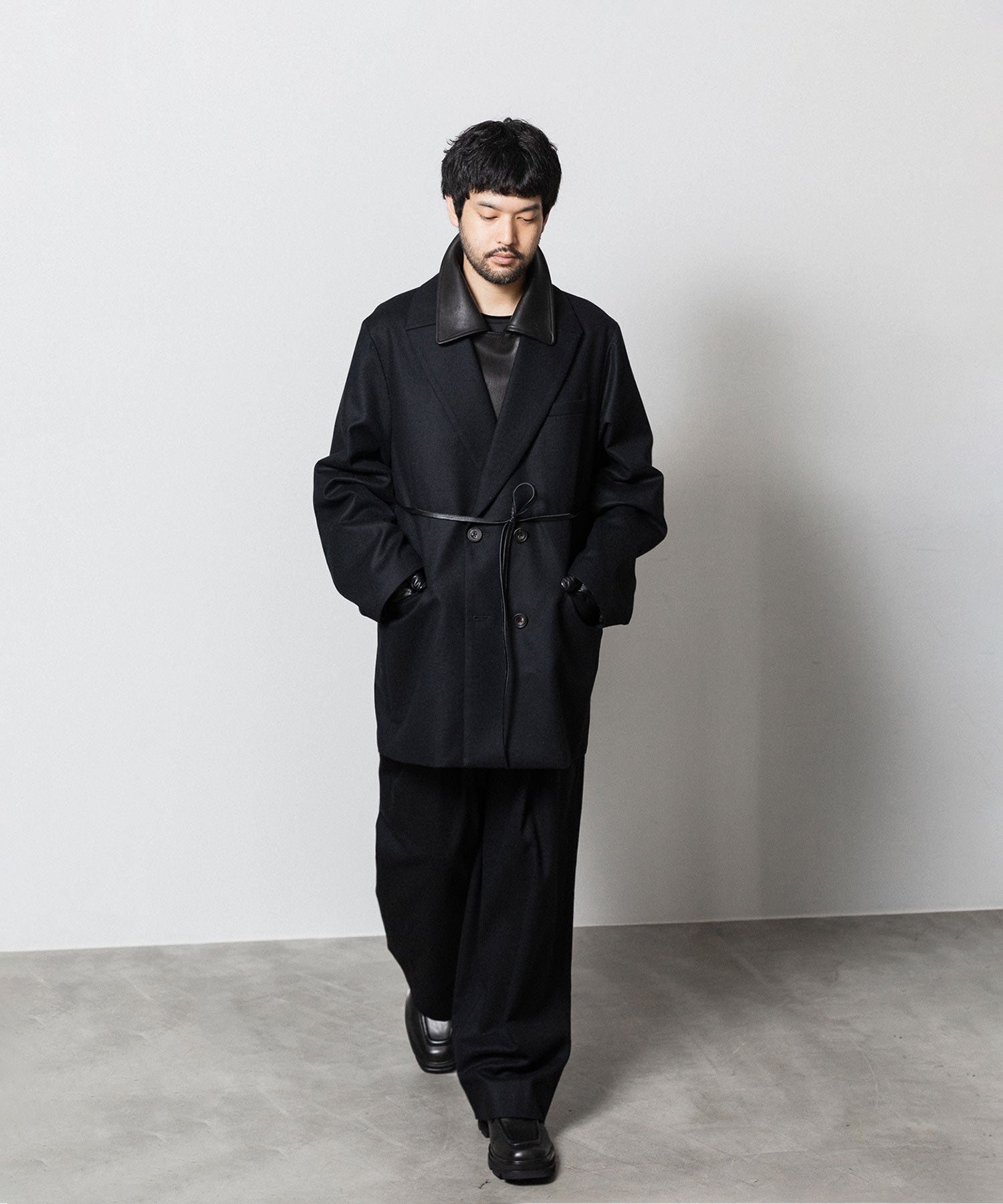 ssstein(シュタイン)の24AWコレクション OVERSIZED PEAK LAPEL JACKET - BLACK 公式通販サイトsession福岡セレクトショップ