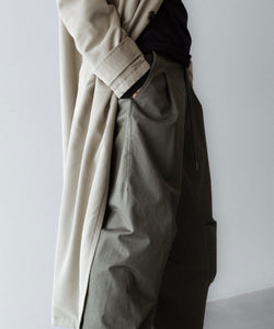 VEIN 】COTTON MOLESKIN 3D FILED TROUSERS - KHAKI | 公式通販サイト