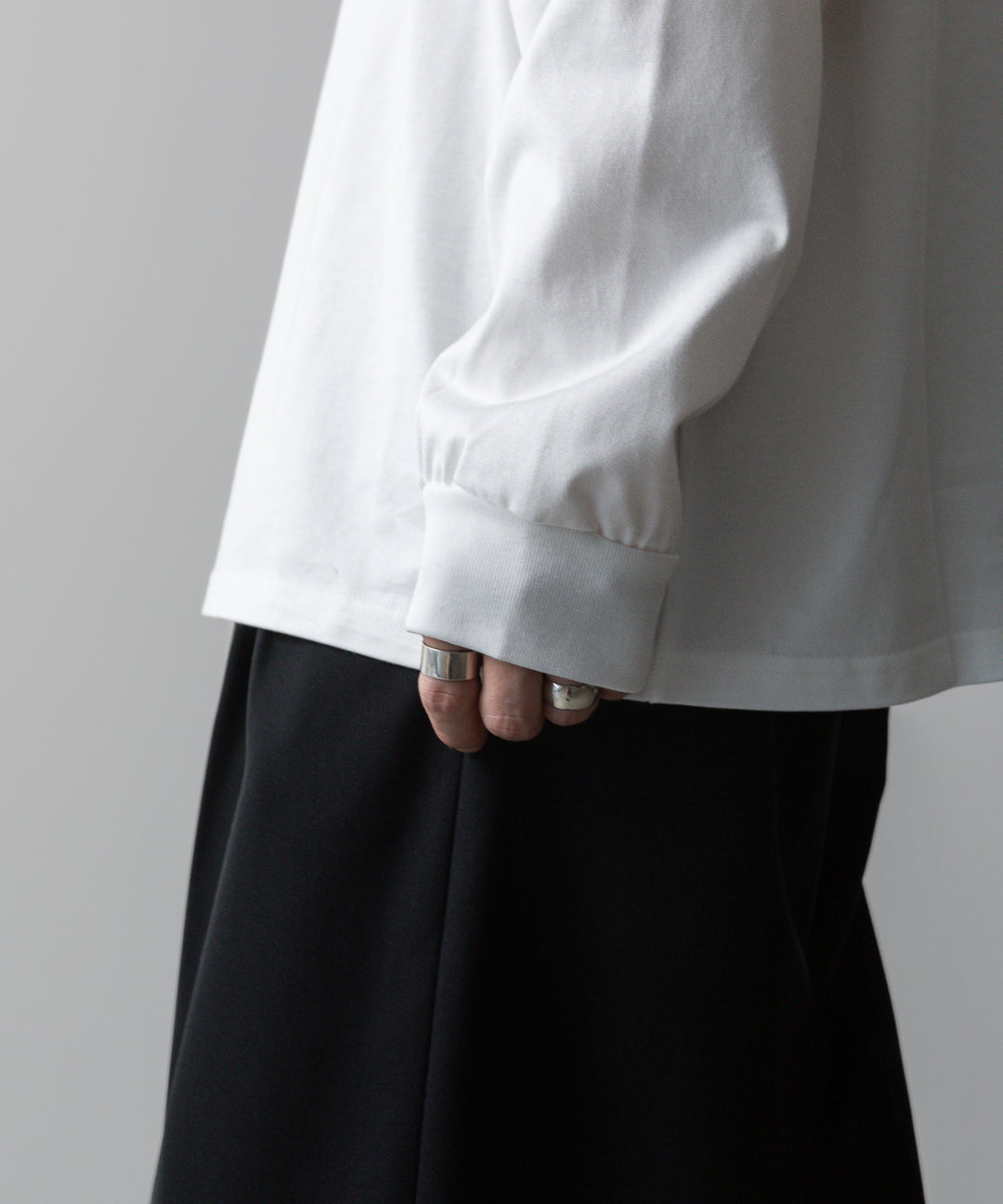 ssstein(シュタイン)の24AWコレクション OVERSIZED LONG SLEEVE TEE [ NEW LOOKS ] - WHITE 公式通販サイトsession福岡セレクトショップ