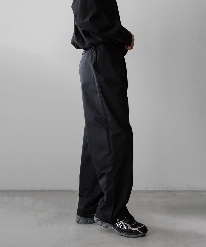 【stein】ssstein シュタインのNYLON TAFTA TRACK EAZY TROUSERSのBLACK　 公式通販サイトsession福岡セレクトショップ