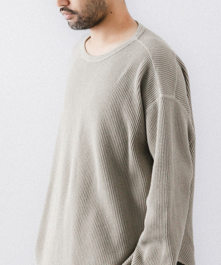 concause-コンコースのWAFFLE SHIRTのBEIGE公式通販サイトsession福岡セレクトショップ