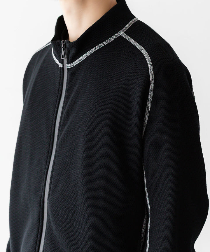 OPPOSE DUALITY-オポーズデュアリティのZIP UP TOP THERMAL HI-VISのBLACK公式通販サイトsession福岡セレクトショップ