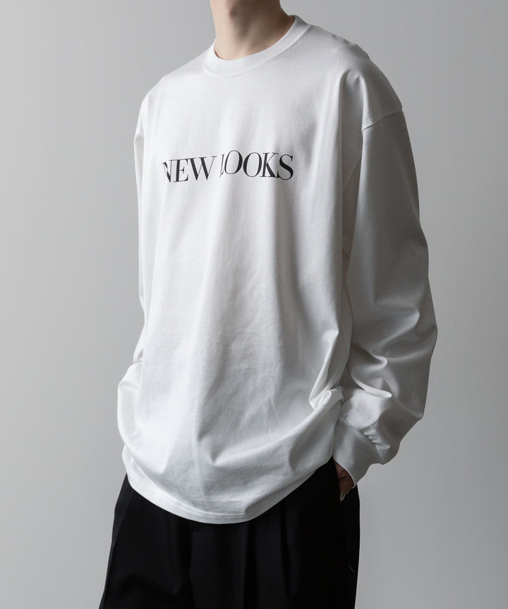 ssstein(シュタイン)の24AWコレクション OVERSIZED LONG SLEEVE TEE [ NEW LOOKS ] - WHITE 公式通販サイトsession福岡セレクトショップ