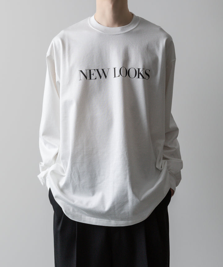 ssstein(シュタイン)の24AWコレクション OVERSIZED LONG SLEEVE TEE [ NEW LOOKS ] - WHITE 公式通販サイトsession福岡セレクトショップ