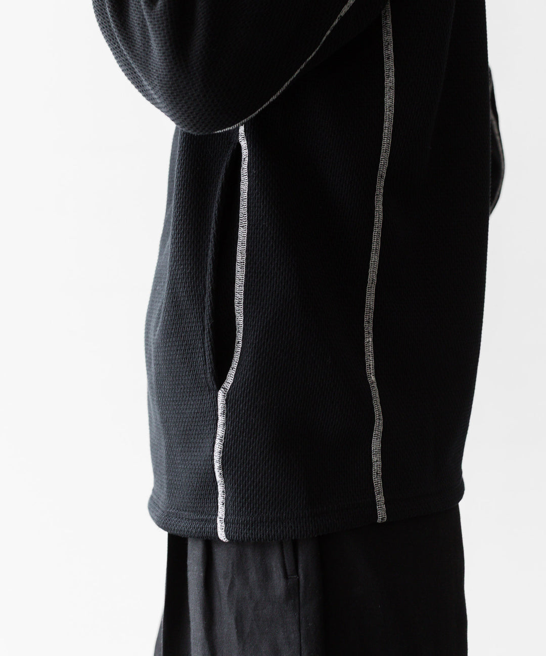 OPPOSE DUALITY-オポーズデュアリティのZIP UP TOP THERMAL HI-VISのBLACK公式通販サイトsession福岡セレクトショップ