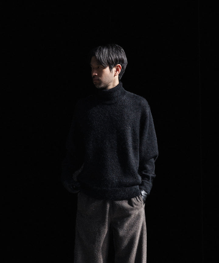 ssstein(シュタイン)の24AWコレクション MOHAIR GLITTER KNIT TURTLE NECK LS - BLACK 公式通販サイトsession福岡セレクトショップ