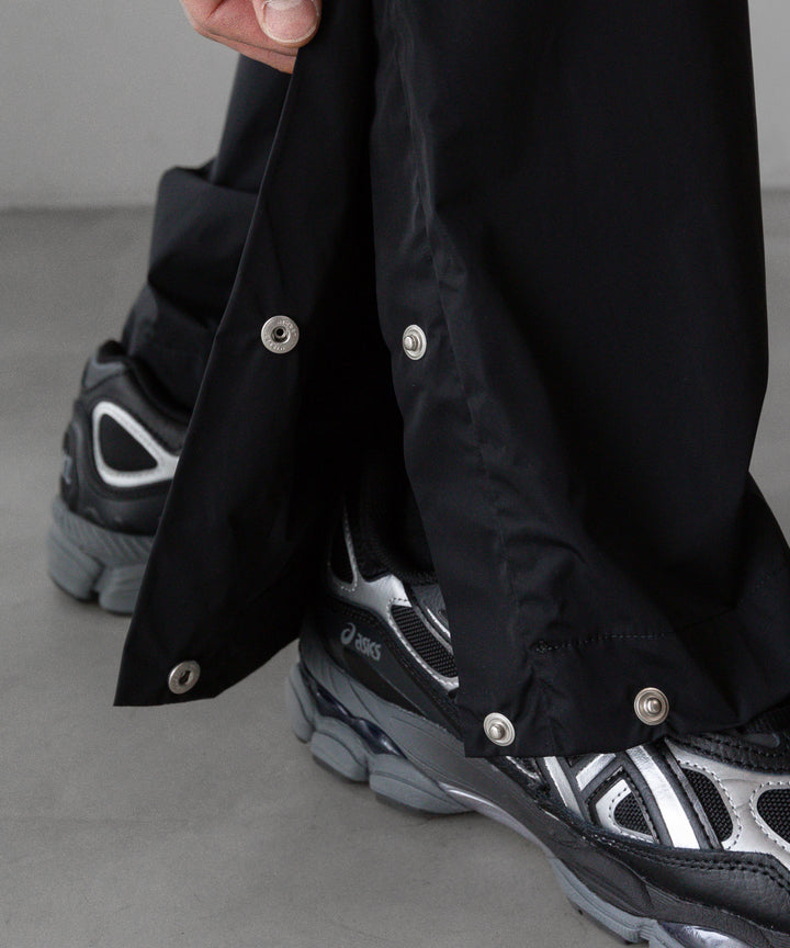 【stein】ssstein シュタインのNYLON TAFTA TRACK EAZY TROUSERSのBLACK　 公式通販サイトsession福岡セレクトショップ