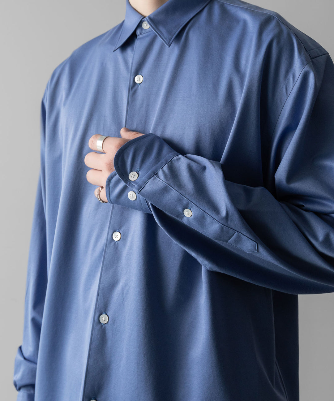 【KANEMASA PHIL.】カネマサフィルの46G MODEST L/S SHIRT - ULTRAMARINEの公式通販サイトsession福岡セレクトショップ