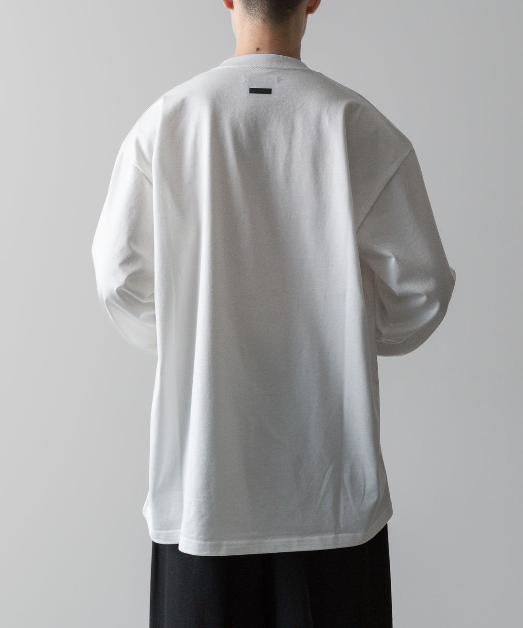 ssstein(シュタイン)の24AWコレクション OVERSIZED LONG SLEEVE TEE [ NEW LOOKS ] - WHITE 公式通販サイトsession福岡セレクトショップ