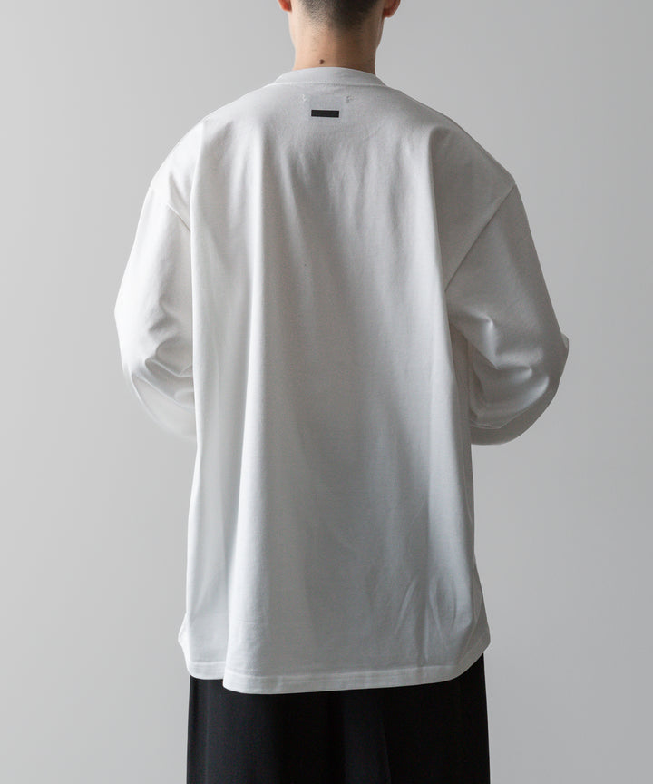 ssstein(シュタイン)の24AWコレクション OVERSIZED LONG SLEEVE TEE [ NEW LOOKS ] - WHITE 公式通販サイトsession福岡セレクトショップ