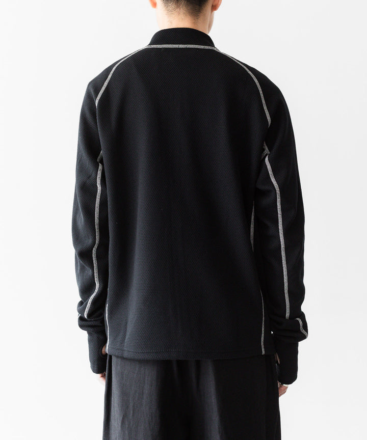 OPPOSE DUALITY-オポーズデュアリティのZIP UP TOP THERMAL HI-VISのBLACK公式通販サイトsession福岡セレクトショップ