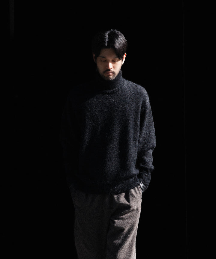 ssstein(シュタイン)の24AWコレクション MOHAIR GLITTER KNIT TURTLE NECK LS - BLACK 公式通販サイトsession福岡セレクトショップ