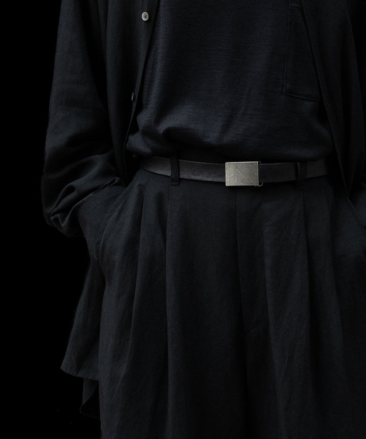 ssstein(シュタイン)のRAYON/LINEN WIDE EASY TROUSERS - BLACKの公式通販サイトsession福岡セレクトショップ