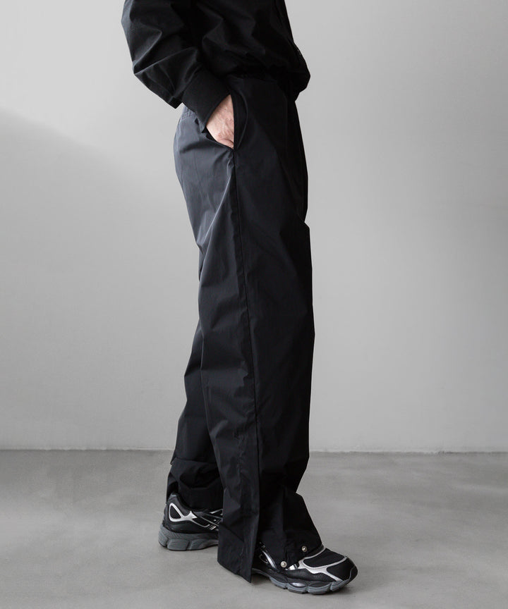 【stein】ssstein シュタインのNYLON TAFTA TRACK EAZY TROUSERSのBLACK　 公式通販サイトsession福岡セレクトショップ