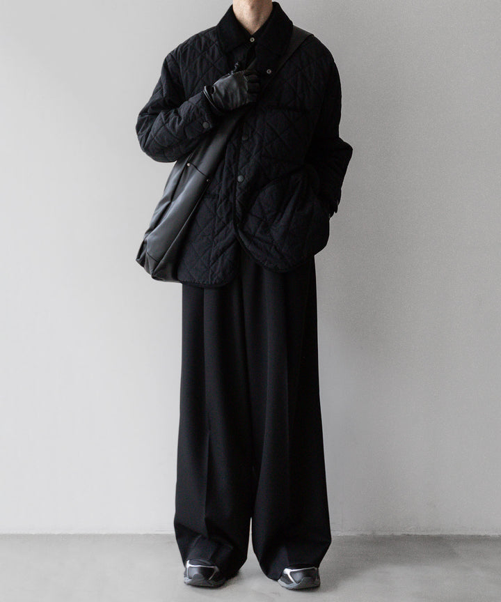 stein(シュタイン)の24SSコレクションSHOULDER BAGのBLACK(COATING) sessionセッション福岡セレクトショップ 公式通販サイト