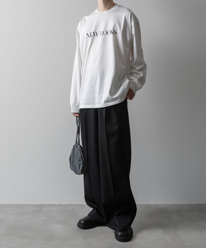 ssstein(シュタイン)の24AWコレクション OVERSIZED LONG SLEEVE TEE [ NEW LOOKS ] - WHITE 公式通販サイトsession福岡セレクトショップ