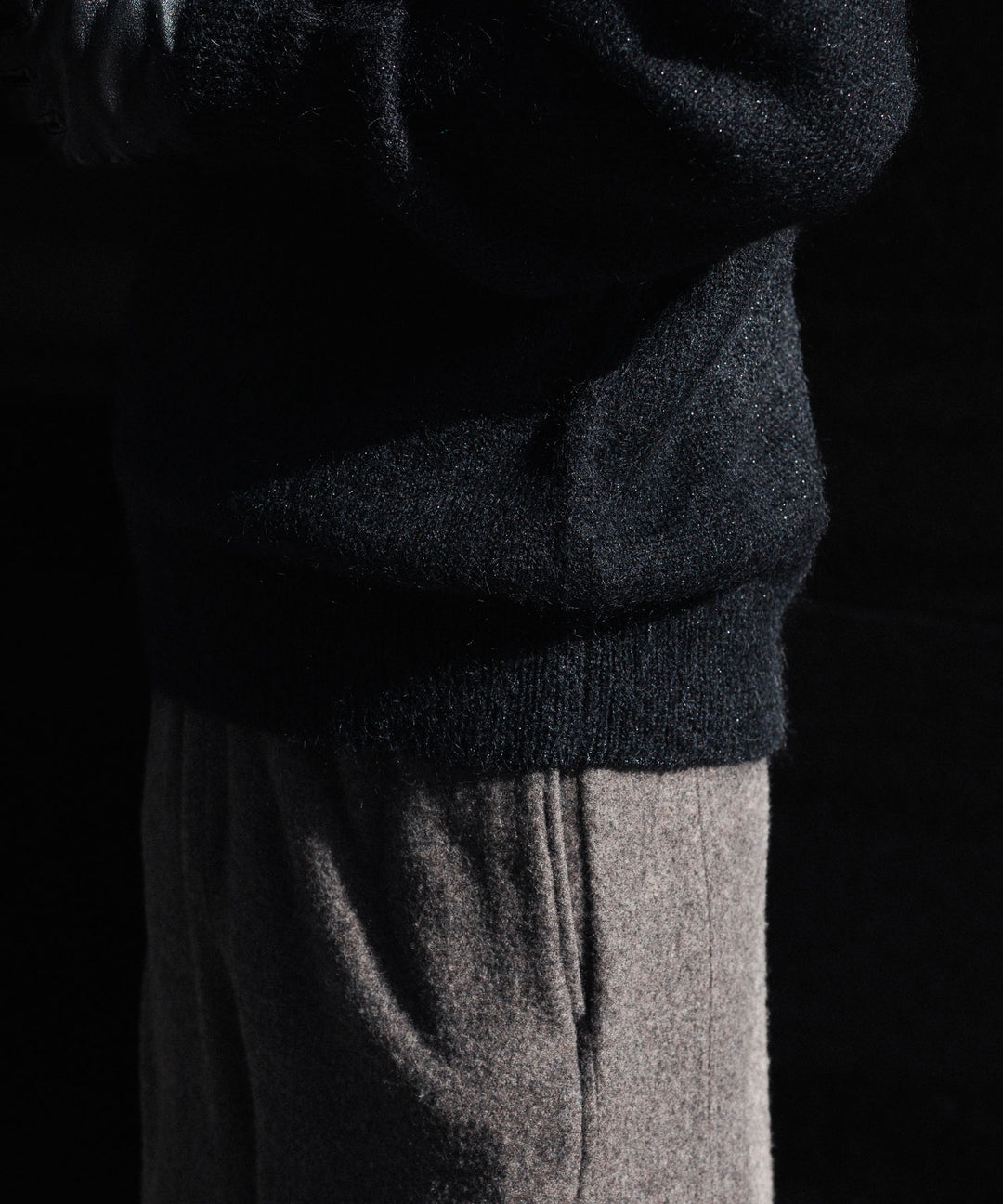 ssstein(シュタイン)の24AWコレクション MOHAIR GLITTER KNIT TURTLE NECK LS - BLACK 公式通販サイトsession福岡セレクトショップ