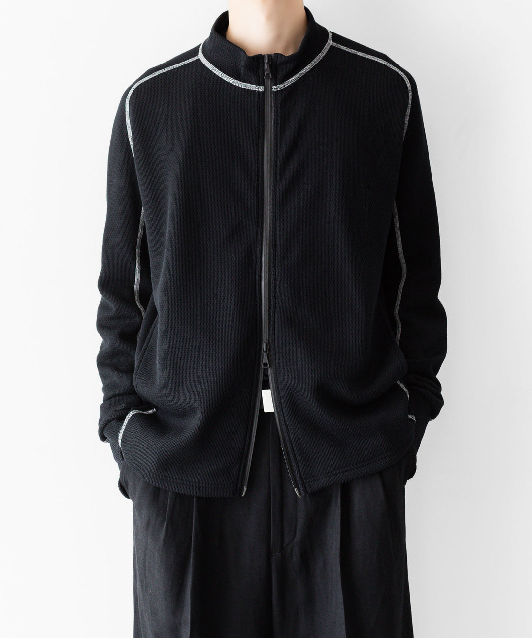 OPPOSE DUALITY-オポーズデュアリティのZIP UP TOP THERMAL HI-VISのBLACK公式通販サイトsession福岡セレクトショップ