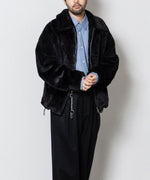 画像をギャラリービューアに読み込む, ssstein(シュタイン)の24AWコレクション ACRYLIC FUR JACKET - BLACK 公式通販サイトsession福岡セレクトショップ
