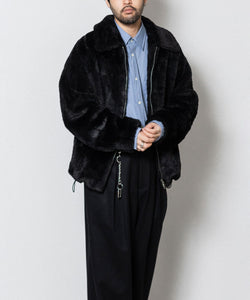 ssstein(シュタイン)の24AWコレクション ACRYLIC FUR JACKET - BLACK 公式通販サイトsession福岡セレクトショップ