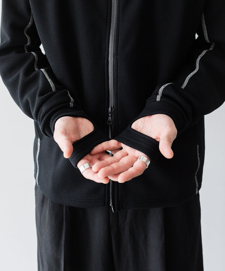 OPPOSE DUALITY-オポーズデュアリティのZIP UP TOP THERMAL HI-VISのBLACK公式通販サイトsession福岡セレクトショップ