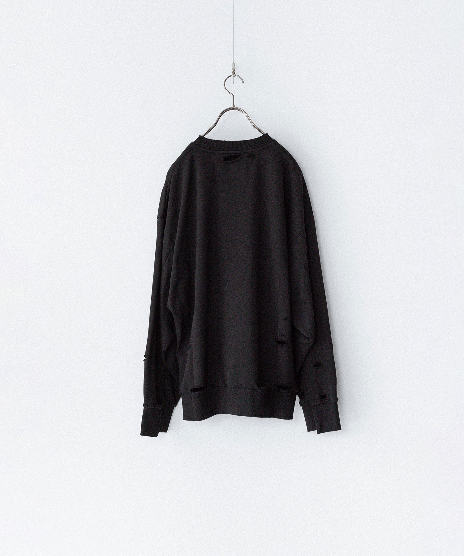 CODA コーダ FADED BLACK WASHED DESTROYED SWEATSHIRTのADED BLACK公式通販サイトsession福岡セレクトショップ