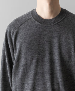 UMEDA ウメダニットの12GG CREW NECK PULLOVER - GREYの公式通販サイトsession福岡セレクトショップ