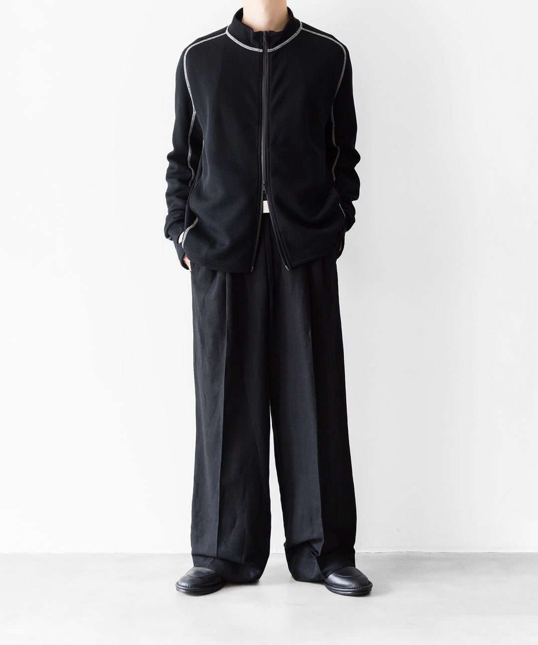 OPPOSE DUALITY-オポーズデュアリティのZIP UP TOP THERMAL HI-VISのBLACK公式通販サイトsession福岡セレクトショップ