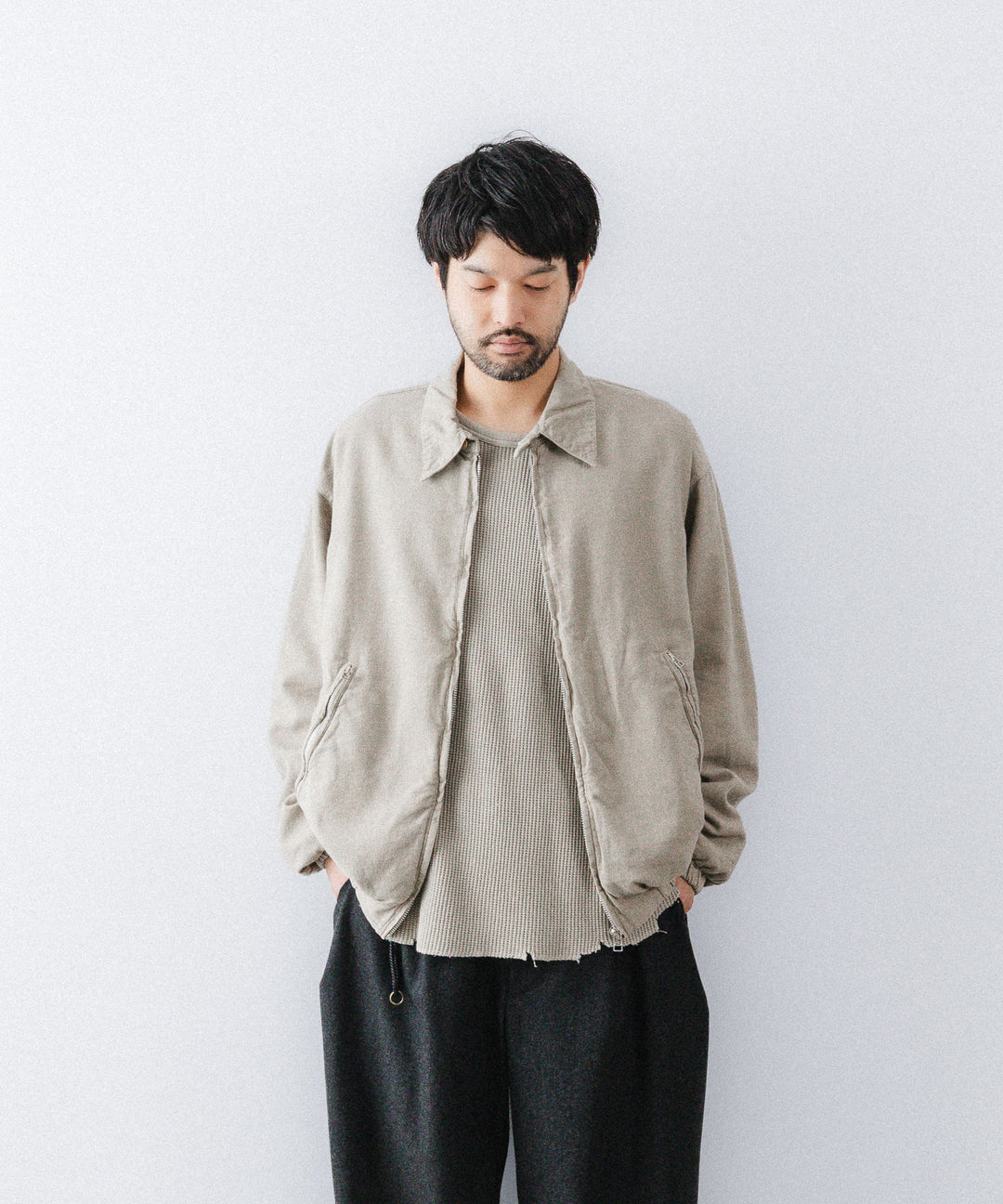 concause-コンコースのSHORT BLOUSONのBEIGE公式通販サイトsession福岡セレクトショップ