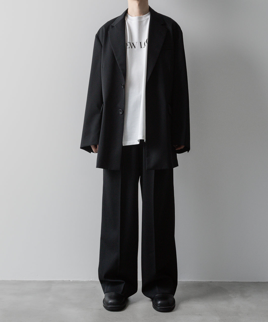 ssstein(シュタイン)の24AWコレクション OVERSIZED LONG SLEEVE TEE [ NEW LOOKS ] - WHITE 公式通販サイトsession福岡セレクトショップ