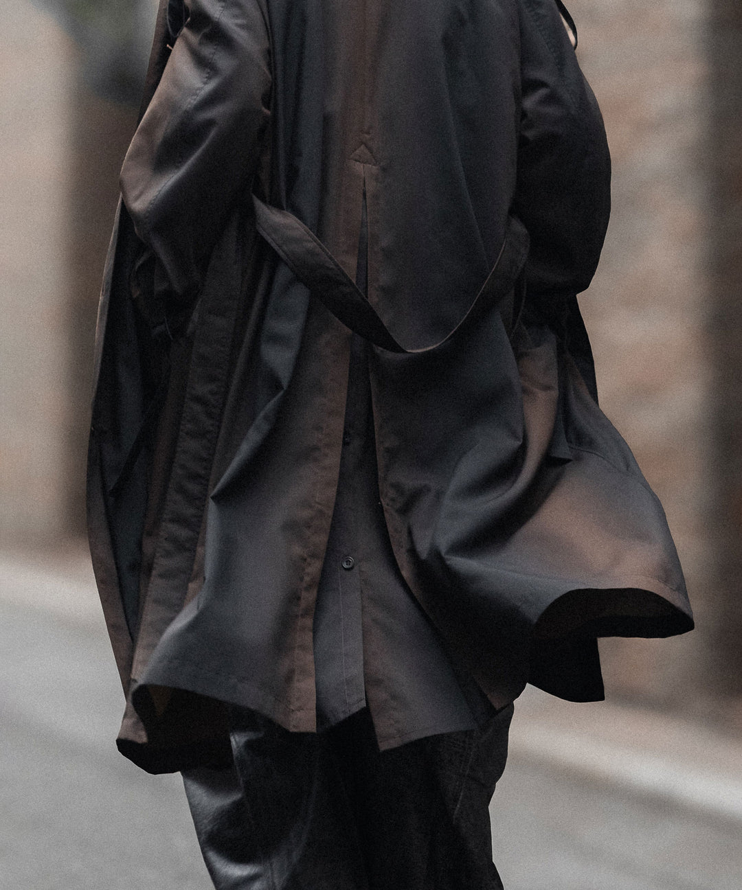 SUBLATIONS-サブレーションズのKIVULI PRINT LIGHT WEIGHT COATのDARK BROWN公式通販サイトsession福岡セレクトショップ