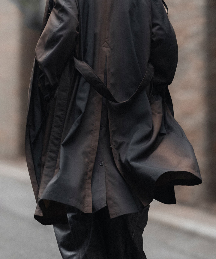 SUBLATIONS-サブレーションズのKIVULI PRINT LIGHT WEIGHT COATのDARK BROWN公式通販サイトsession福岡セレクトショップ