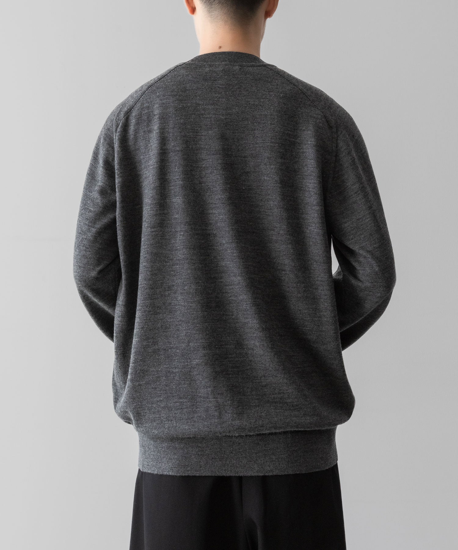 UMEDA ウメダニットの12GG CREW NECK PULLOVER - GREYの公式通販サイトsession福岡セレクトショップ