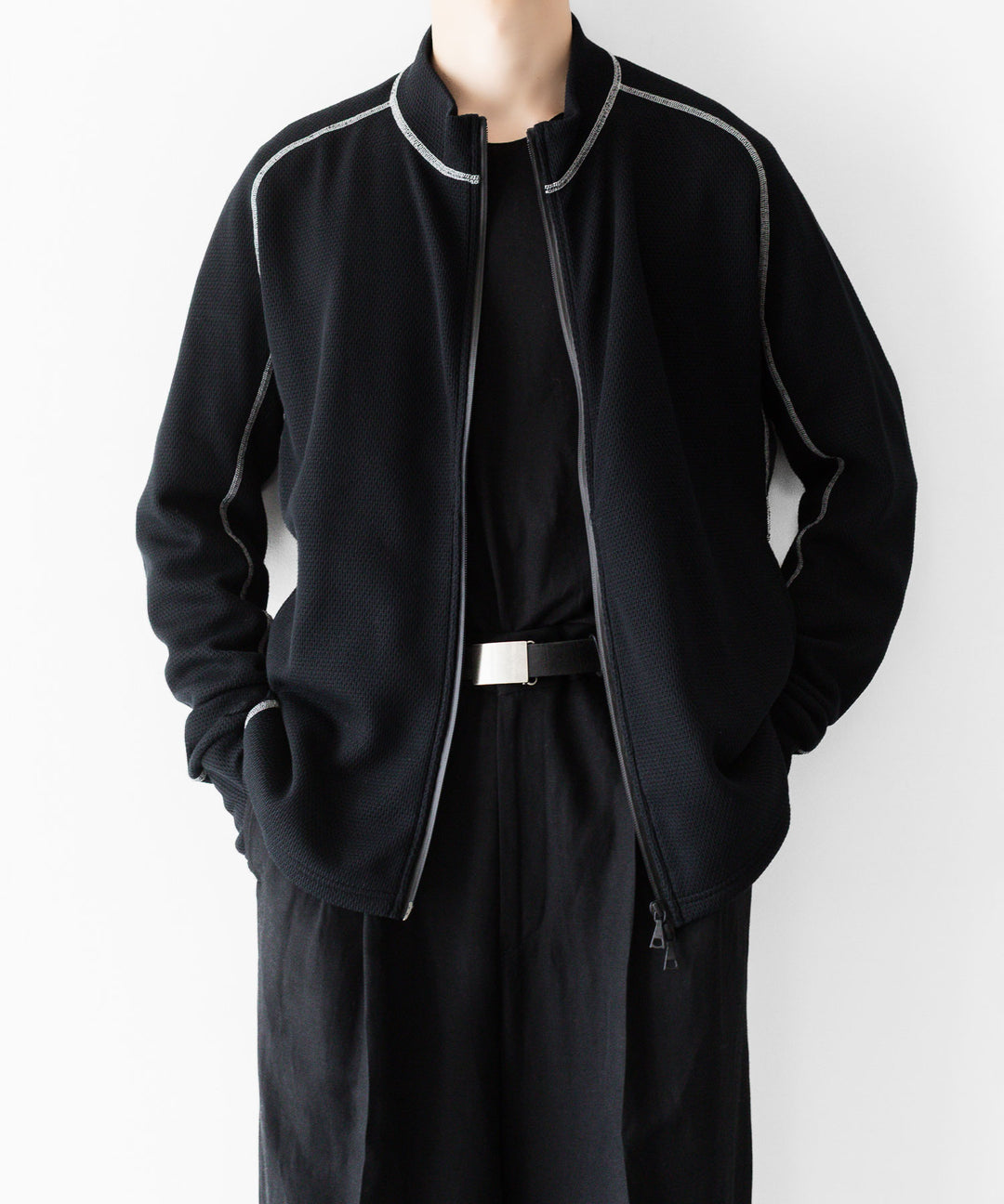 OPPOSE DUALITY-オポーズデュアリティのZIP UP TOP THERMAL HI-VISのBLACK公式通販サイトsession福岡セレクトショップ