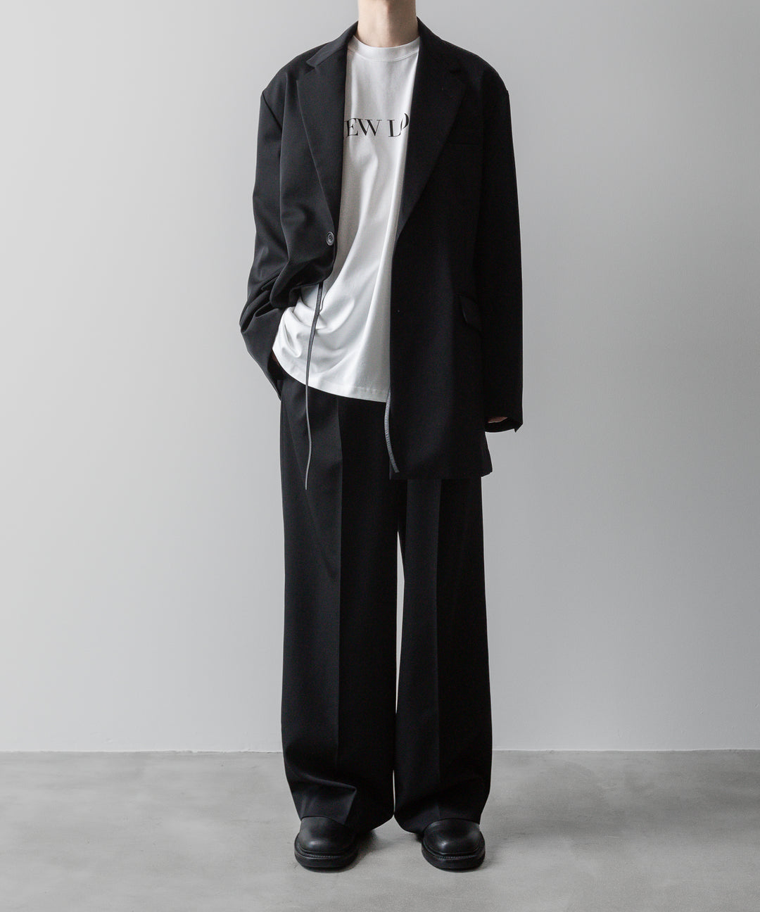 ssstein(シュタイン)の24AWコレクション OVERSIZED LONG SLEEVE TEE [ NEW LOOKS ] - WHITE 公式通販サイトsession福岡セレクトショップ