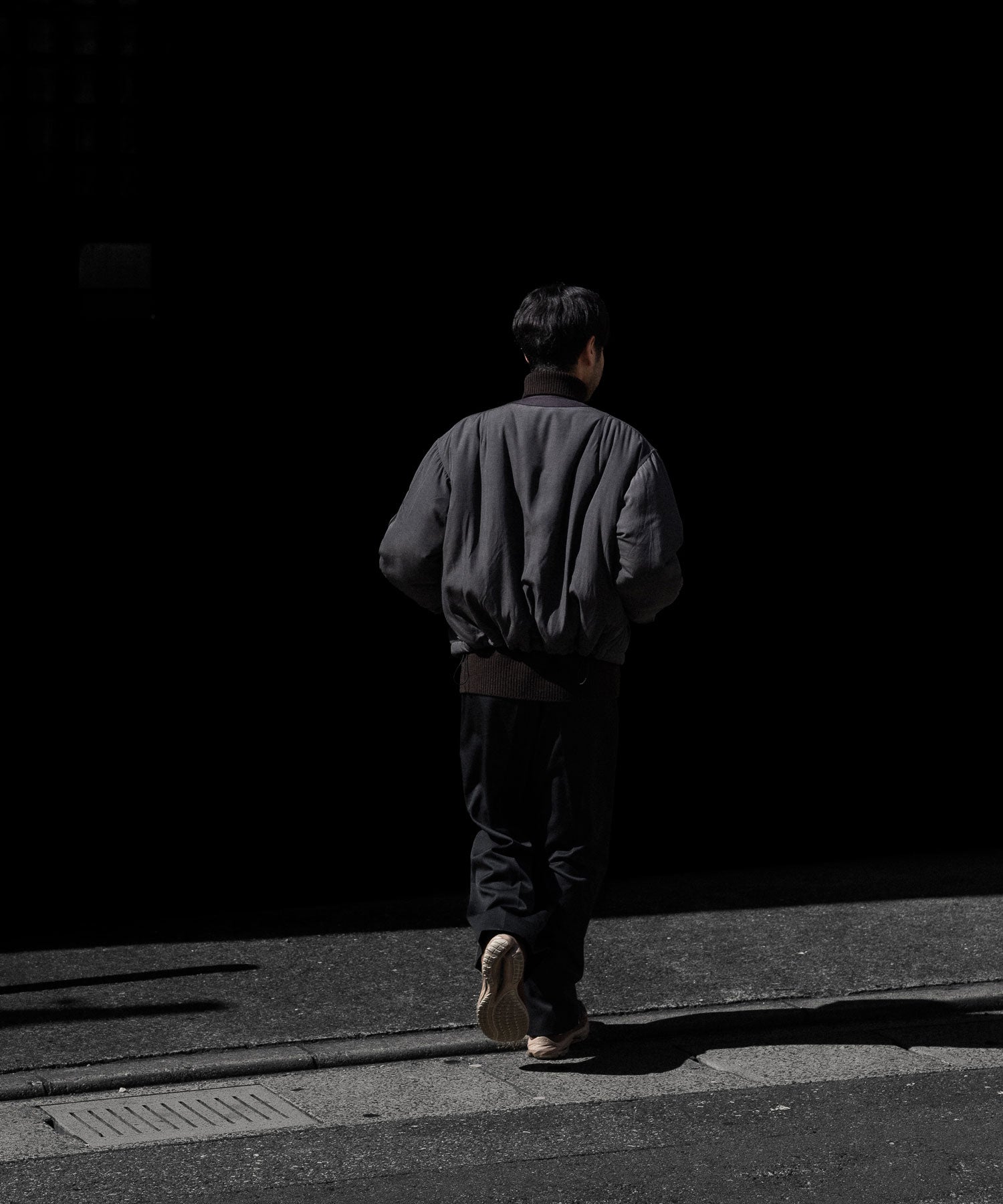 ANTHEM A アンセムエー PIGMENT AND DYE PUFFER MILITARY BLOUSONのDUSTY BLACK 公式通販サイトsession福岡セレクトショップ