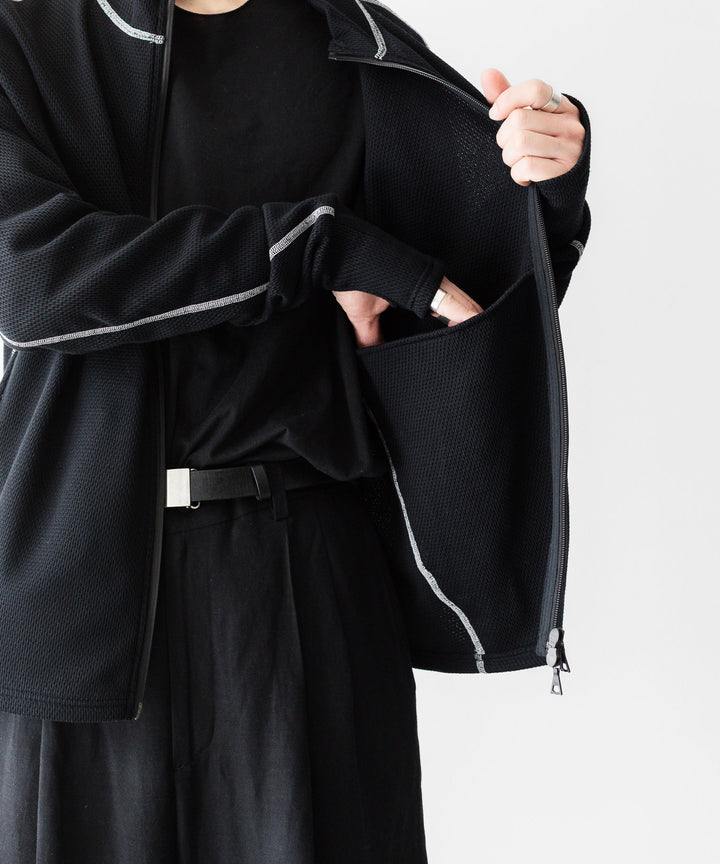 OPPOSE DUALITY-オポーズデュアリティのZIP UP TOP THERMAL HI-VISのBLACK公式通販サイトsession福岡セレクトショップ