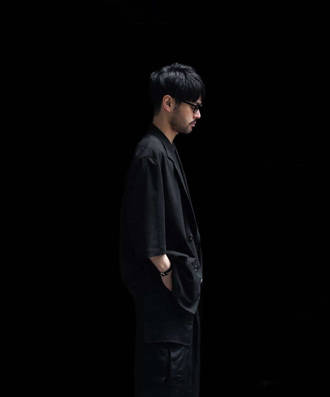 UJOH - ウジョーの2BS BELT HALF SLEEVE JKTのBLACK公式通販サイトsession福岡セレクトショップ