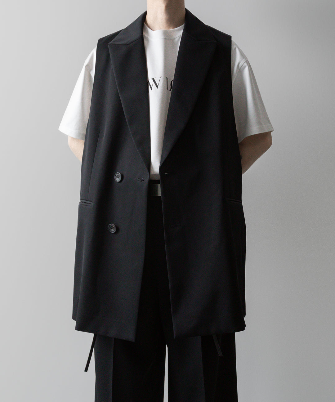 ssstein(シュタイン)の24AWコレクション OVERSIZED LAPELED COMBINATION JACKET - BLACK 公式通販サイトsession福岡セレクトショップ
