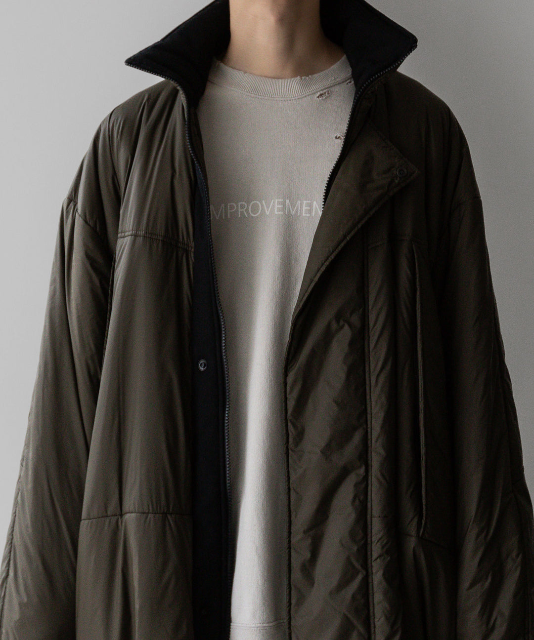stein(シュタイン)の23AWコレクションPADDED MONSTER JACKETのMILITARY KHAK